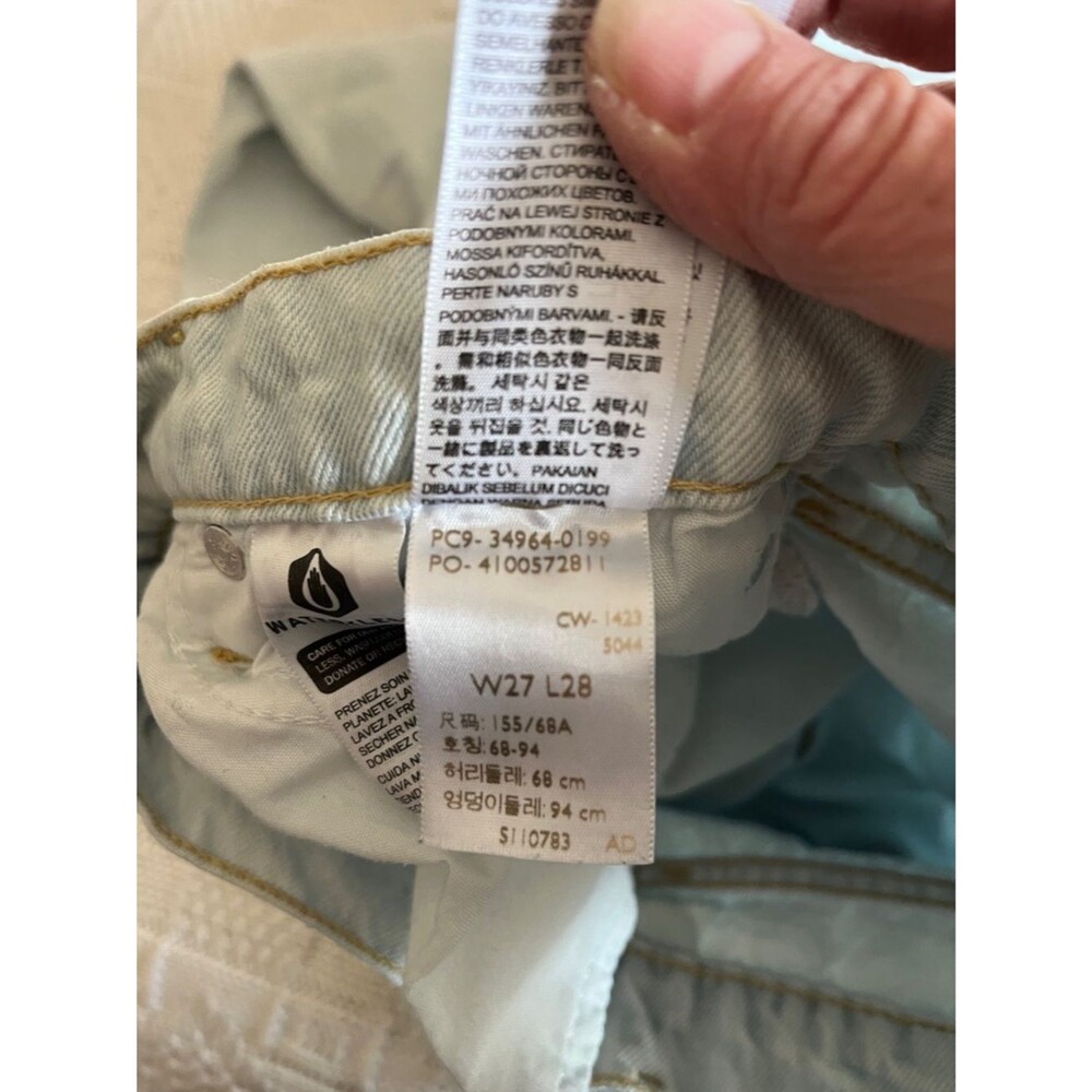 Levi's® Premium Wedgie Straight Ankle Women's Jeans Light wash Sz 27 L 28 - Picture 9 of 11